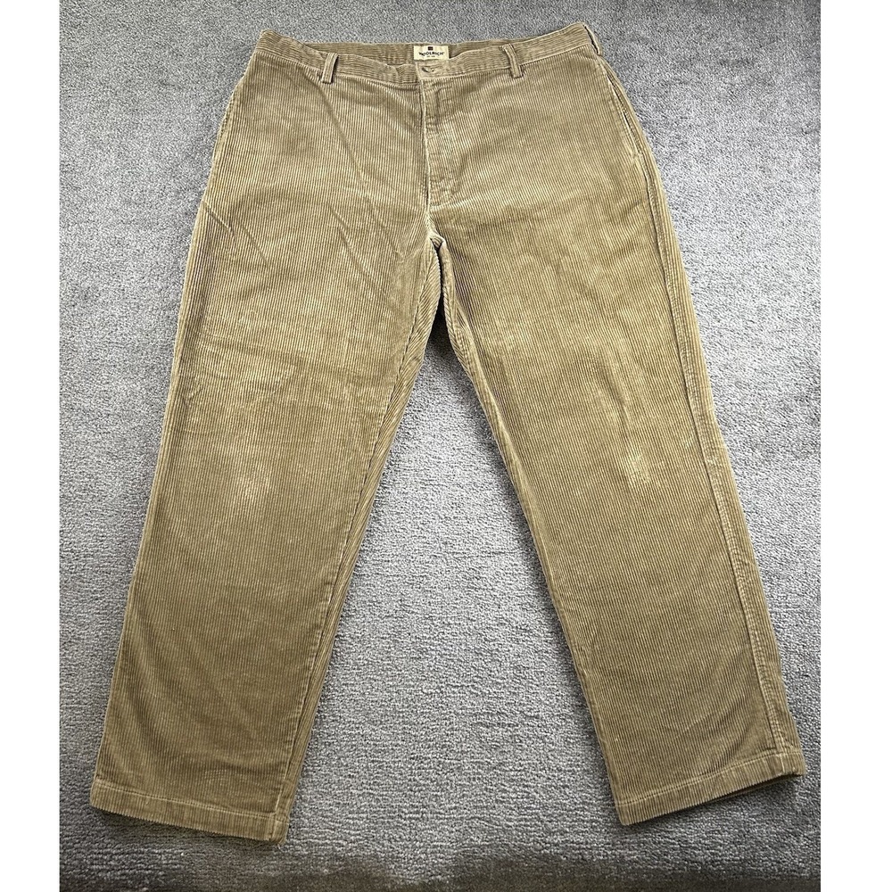 Woolrich Mens Corduroy Pants 40x31 Tan Vintage Straight Leg Outdoor Cords